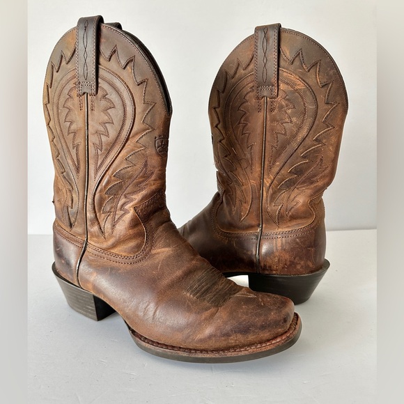 Ariat Legend Phoenix Western Boot Men's Size 10 D Brown cowboy boots - Picture 3 of 13